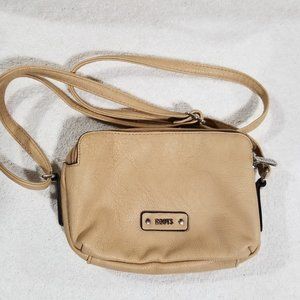 Roots NWOT tan crossbody bag